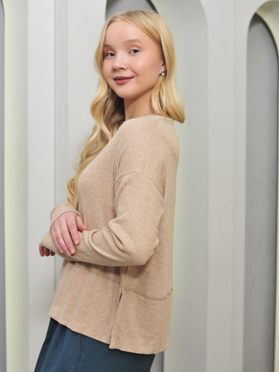 Джемпер 660-0424 бежевый