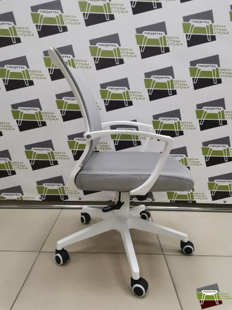 Кресло M-800 Энжел/Angel white pl E71 (серебристый) UTFC