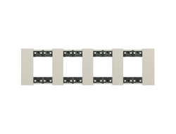 Bticino KA4802M4KM Рамка 2+2+2+2 модуля песок