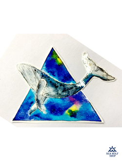 Наклейка оракал № 21 Кит