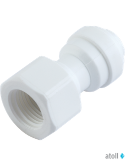 Переходник прямой atoll FA06-716 3/8ц x7/16рв (для питьевых кранов Angstra)