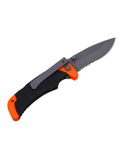 ЕРМАК Нож туристический складной 19,0(8,5х0,25)см ручка двухкомпонентная, 2 штуки