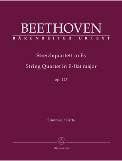 Beethoven, Ludwig van  String Quartet in E-flat major op. 127