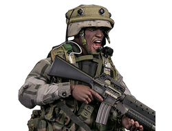 Американский морпех - сержант Крюс - ФИГУРКА 1/6 scale Operation Urban Warrior ‘99 - Marine Corps urban warfare exercises in Oakland “Gunnery sergeant Crews” (78080) - DAMTOYS