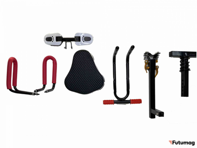 Детское сиденье с подставкой для электросамокатов