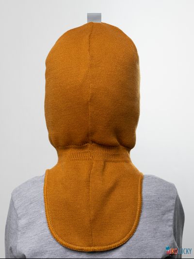 Шапка-шлем "NK"   20101-01, цвет горчичный р. 50-52