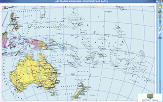 Интерактивные карты по географии.География материков и океанов. 7 класс. Южные материки.