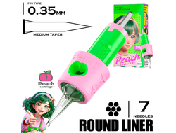 7 RLMT/0.35 - Round Liner Medium Taper - PEACH