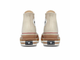 Зимние кеды Converse Chuck Taylor 70 на платформе белые