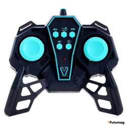 Танк на радиуправлении с гидрогелевыми пульками Fighter Гидротанк 4WD Синий