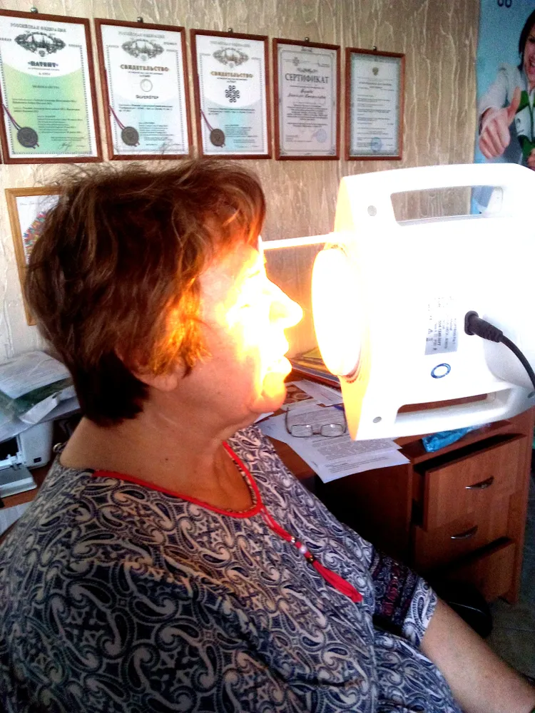 Светотерапия на аппарате Биоптрон