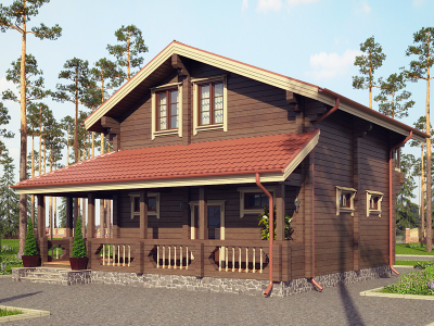 Дом из профилированного бруса ПБ-21, 126 м2