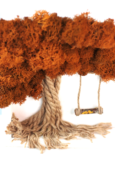 Новогодняя эко-картина № 1181