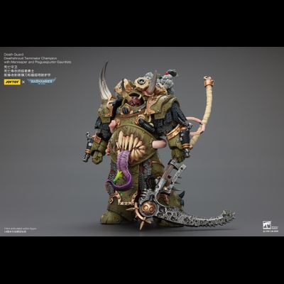 Терминатор-чемпион Савана Смерти (Warhammer 40K) - КОЛЛЕКЦИОННАЯ ФИГУРКА 1/18 Death Guard Deathshroud Terminator Champion (JT02571) - JOYTOY