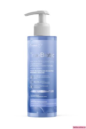Белита-М TrueBiotic Маска-преШампунь с пробиотиком д/волос и кожи головы Питание + защита, 190г