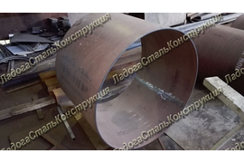 сварная обечайка диаметром 1000 мм из стали hardoks 500 толщиной 8 мм