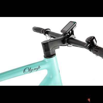 Электровелосипед Eltreco Olymp бирюзовый