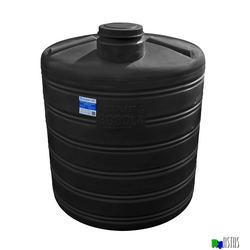 Емкость 3м3 черная вертикальная