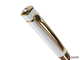 Ручка подарочная шариковая GALANT «Mont Pelerin», корпус золотистый с белым, золотистые детали, пишущий узел 0,7 мм, синяя. 141661