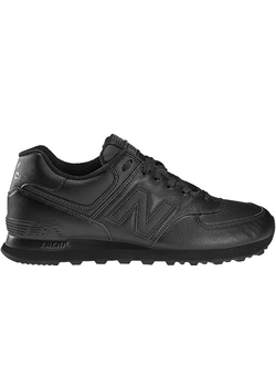 New Balance 574 Triple Black Leather
