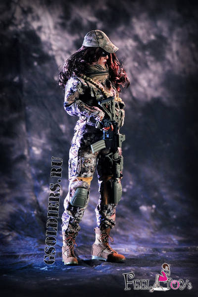 КОМПЛЕКТ ЭКИПИРОВКИ 1/6 Female Commando Viper Camo Set (FT003) - FeelToys (БЕЗ ТЕЛА И ГОЛОВЫ)