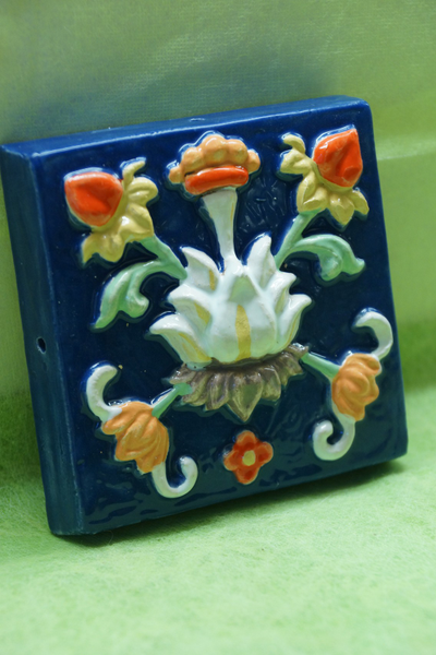 Квадрат "Орнаменталь" (фасадный изразец)