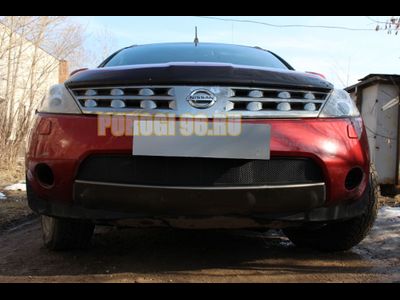 Защита радиатора Nissan Murano Z50 2002-2008 black