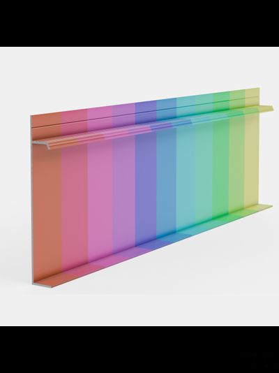 Плинтус скрытого монтажа PRO DESIGN Universal 235 Покраска по RAL