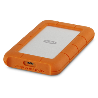 Портативный HDD LaCie Rugged Mini 2Tb 2.5, USB 3.1 Type-C, оранжевый, STFR2000800