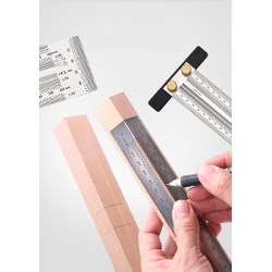 Разметочная угловая линейка 180 мм. высокой точности