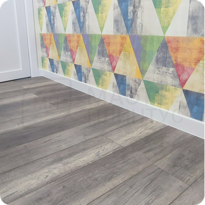 Плинтус ХДФ Dollken Cubu Flex Life 100мм Х 2,5 м 1013/5012 Белый