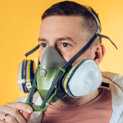 Полумаска с системой быстрого сброса (без фильтров) JETA SAFETY 8500