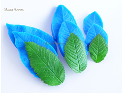 "Лист лесного шиповника" Силиконовый молд (вайнер)