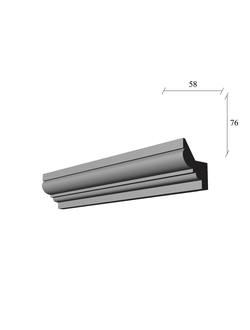 карниз световой КС-04 гипсовый