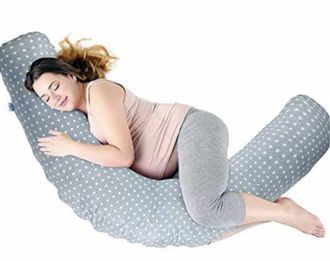 Подушка для  беременных банан с 220 см с наволочкой поплин цвет Звездопад