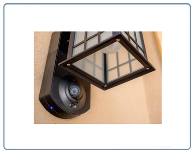 Уличная WiFi/LAN охранная видеокамера + фонарь с аудио каналом (дуплекс), с DVR. Full HD (Homsca Light)