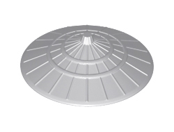 Minifigure, Headgear Hat, Conical Asian, Light Bluish Gray (93059 / 6187170)