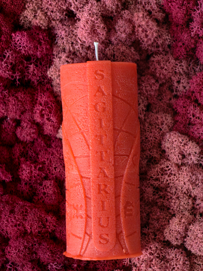 Свеча зодиакальная "Стрелец" стихия огонь