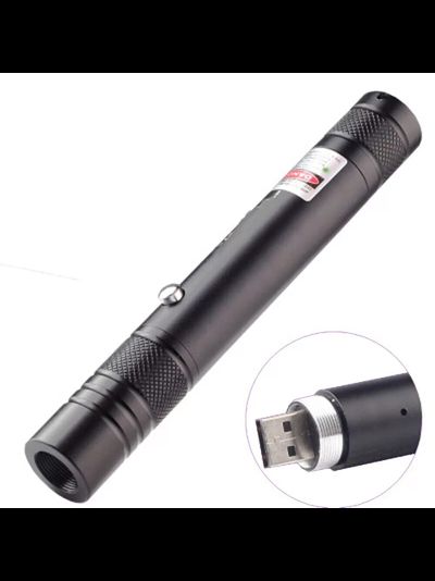Зеленый USB лазер 1000 мВт с насадкой