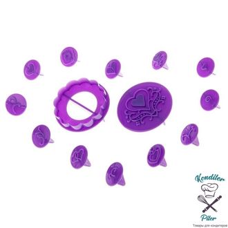 Набор для декорирования кексов, 14 предметов