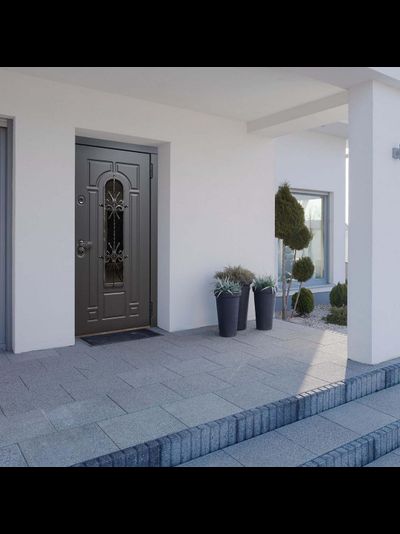 СТАЛЬНАЯ ЛИНИЯ®.БЕЛАРУСЬ. ГРАЦИЯ 92-УТ. ТЕРМОРАЗРЫВ. SteelLak КОРИЧНЕВЫЙ Ral 8017/SteelTex ТИК (ТЕМНОЕ ДЕРЕВО). ВЫСОКИЙ УРОВЕНЬ ЗАЩИТЫ ОТ ШУМА.