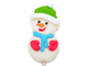 Карамель леденцовая на сахаре 3D Снеговик, 30 г, 80 шт (4 шоубокса по 20 шт)