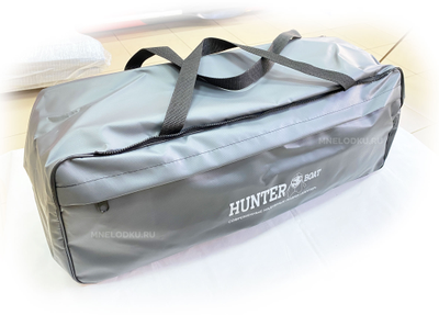 Комплект накладок на сидения с сумкой HUNTERBOAT 100*24 ПВХ серый
