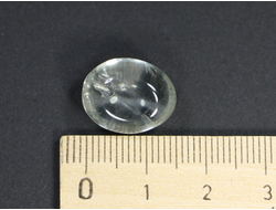 Празиолит (зеленый кварц), Бразилия (15*12*9 мм, 2,7 г) №19220