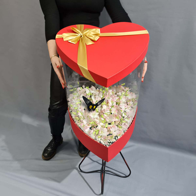 Большой букет с орхидей 201 шт. с большой бабочкой №111