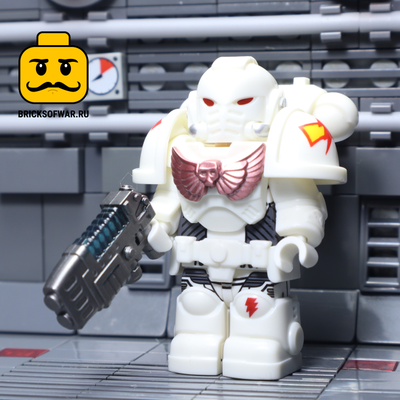 Конструктор фигурка Космодесантник, легион Белые шрамы, Вархаммер 40000