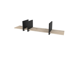 Гостиная NATURE (НАТУРА) - NATURE 18 Полка навесная Гаскон Пайн-Черный