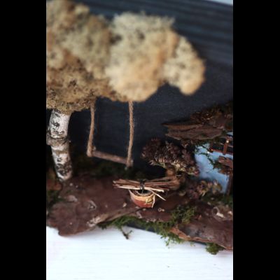 Новогодняя эко-картина № 1179