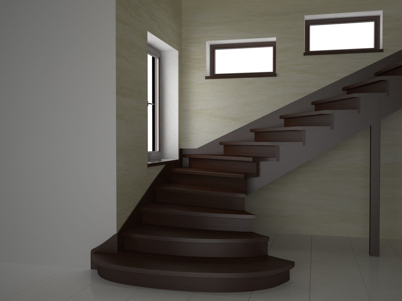 визуализация лестницы