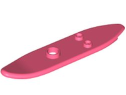 Minifigure, Utensil Surfboard Long, Coral (6075 / 6364551)
